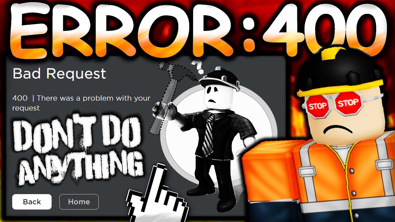 If you encounter this new error DONT DO ANYTHING ROBLOX ERROR 400 EXPLAINED