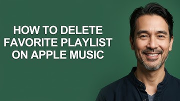 How To Delete Favorite Playlist On Apple Music - KevinHowTo