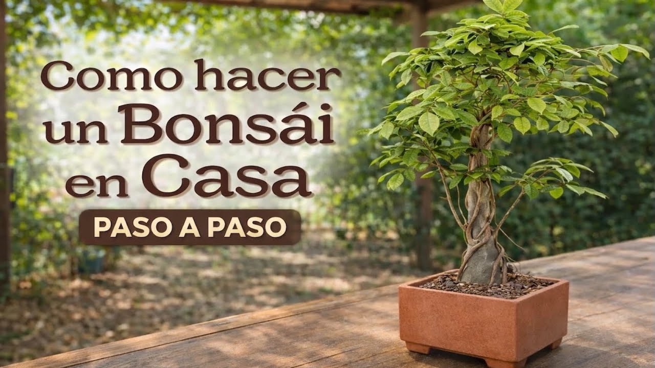 Como Hacer un Bonsai en Casa Paso a Paso - Bonsai Rescatado de la Banqueta de la Calle 🪴🪾✂️🧤