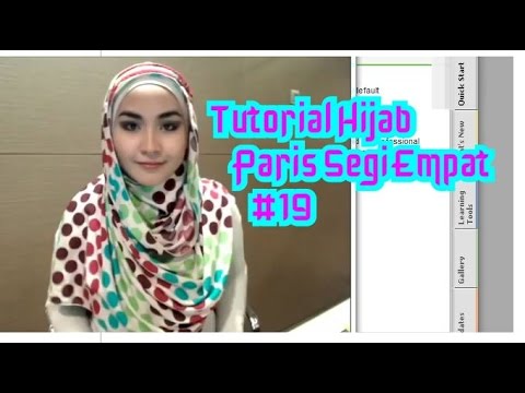 Tutorial Hijab Paris Segi Empat Modern Dan Simple Untuk ...