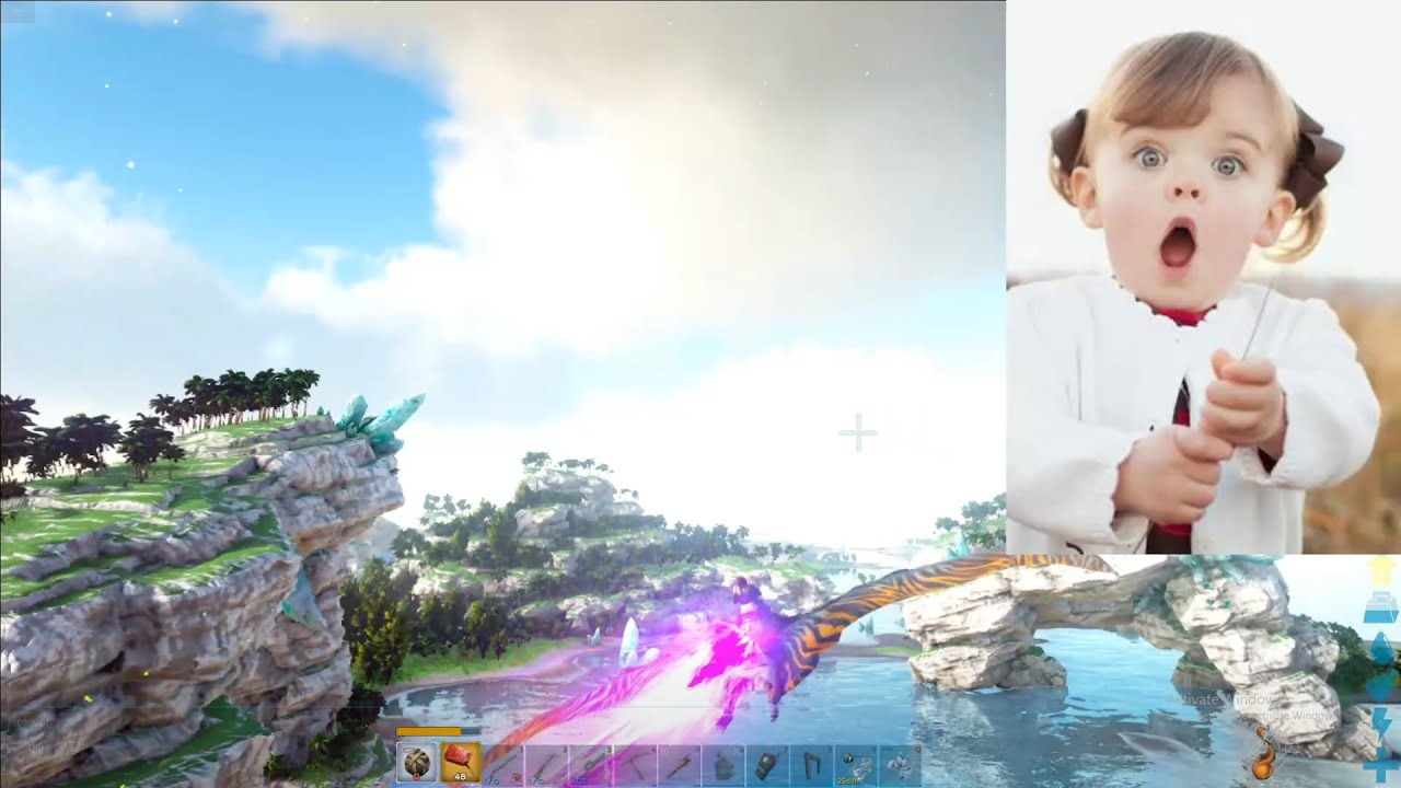 ARK: Survival Evolved 方舟 Part 8：无敌飞机鸟！~ Crystal Isles DLC