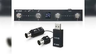 A Must-Have Product M-Vave Chocolate Midi Controller Bt Rechargeable 4 Buttons Midi Controller Pe