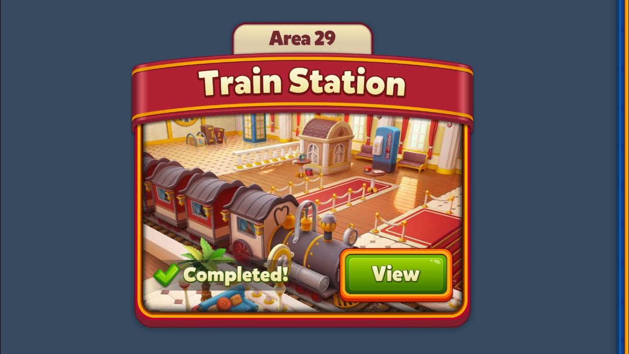 Royal Match Area 29 Train Station - Team Frog Army - YouTube