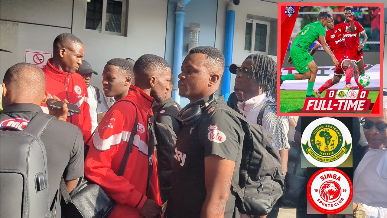 WACHEZAJI WA SIMBA BADO WANALIA NA REFA KINYONGE WAREJEA DAR ES SALAAM BAADA YA KUTOA SARE NA YANGA