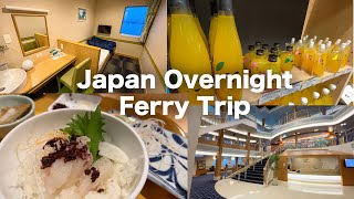 Japan’s Overnight Ferry in Deluxe Cabin | from Osaka to Dogo Hot Springs