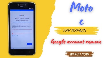 Moto C Google/ FRP Lock Bypass 2024 | Moto XT1750, XT1754, XT1755, XT1756 FRP Lock (Without PC)#frp