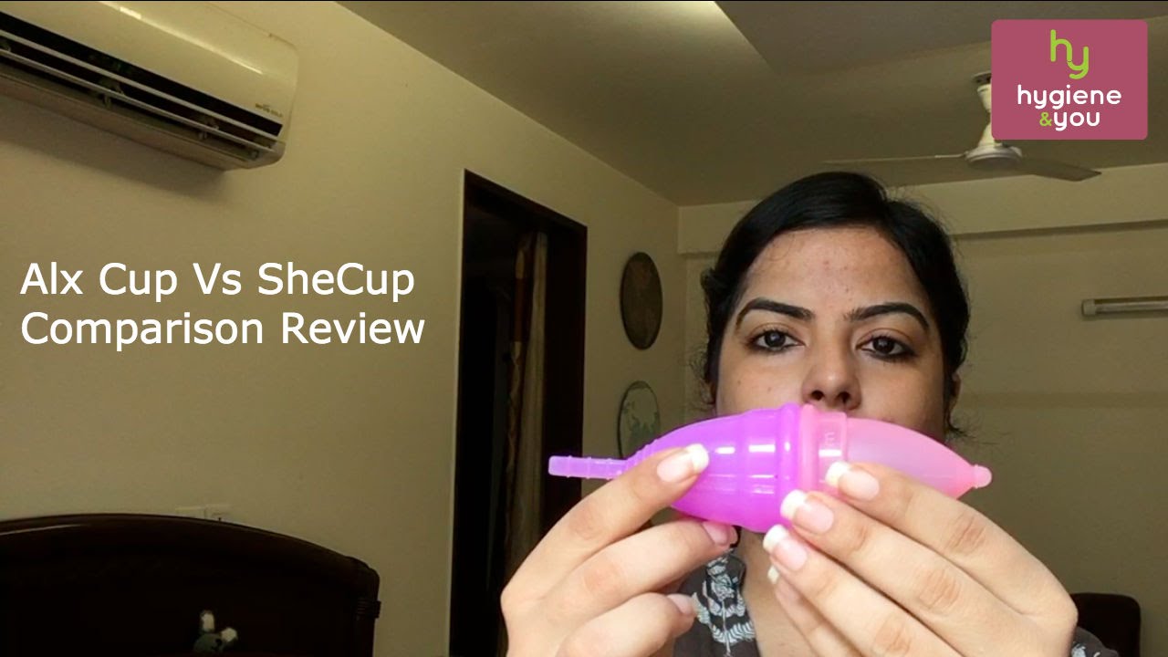 Alx Cup Vs SheCup Comparison Review #menstrualcups #menstrualcup