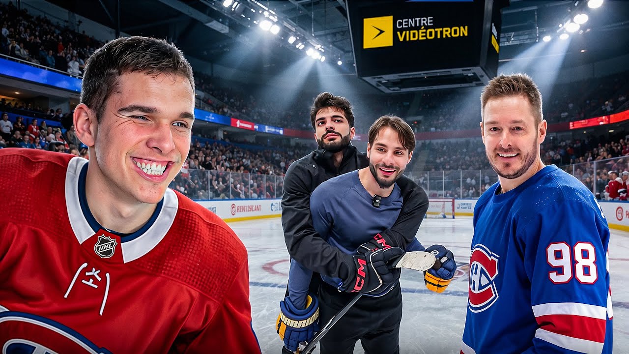 J'AI JOUÉ AU HOCKEY AU CENTRE VIDÉOTRON... (ft. Oli Primeau, Shahin & Sherbatov)