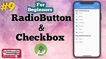 Android tutorial in Hindi for Beginners #9 | How to Create Radio Button & Check Box in Android.