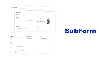 How To Create Subforms in QuintaDB