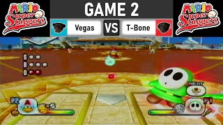 Game 2: VEGAS -VS- T-BONE - Mario Super Sluggers Tournament 2024