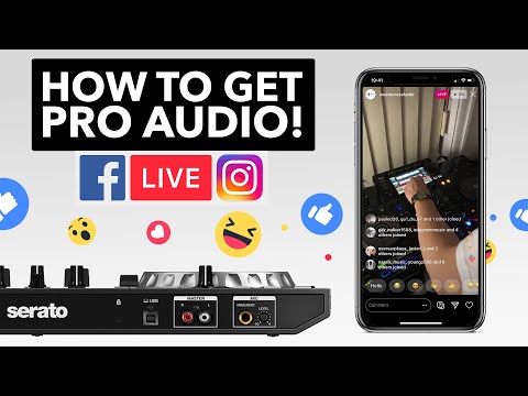 How to connect DJ decks to your phone for live streaming!