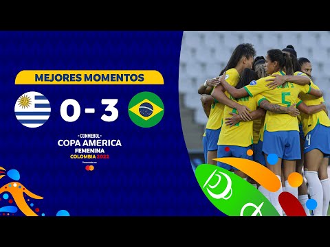 #CAFem | Uruguay 0-3 Brasil | Highlights