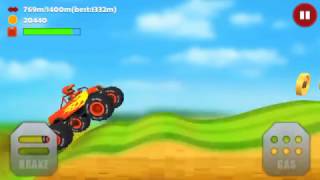 Hill Racing 3D Monster Truck Race in Countryside screenshot 2