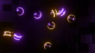 [4K] 1 Hour of Neon Balls Changing Sequence - VJ Loop