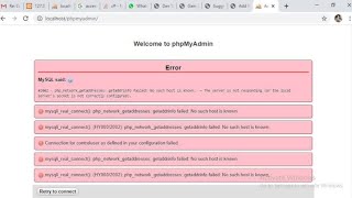 XAMPP error (phpmyadmin connection problem/port problem 2021)