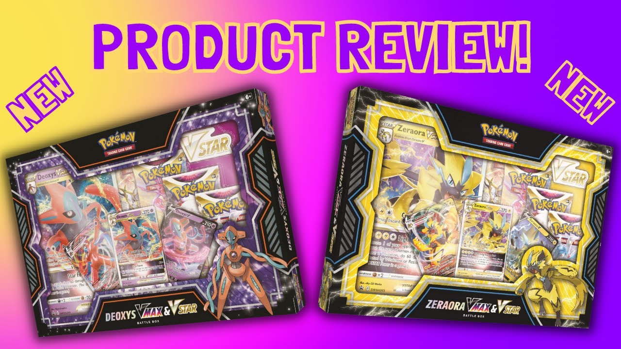 Pokemon DEOXYS VMAX & VSTAR BATTLE BOX