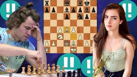 Chess Masterclass , Magnus carlsen vsTania sachdev 32