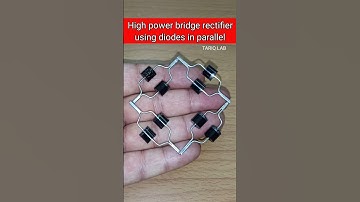Diy high power bridge rectifier