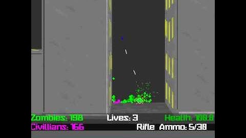 Zombie Infestation simulation