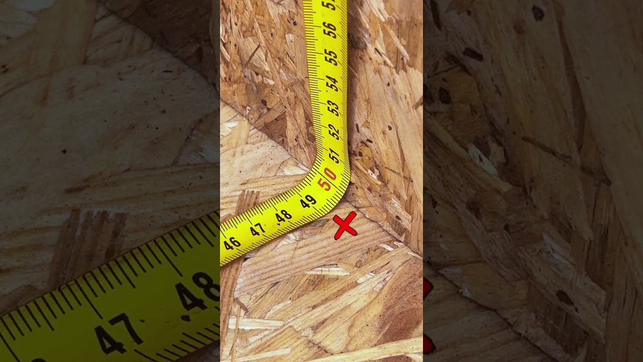 How to Measure Inside Corners with a Tape Measure - Millimeter Accurate 