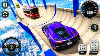 Vertical Mega Ramp Impossible 3D - Car Stunts Tracks Racing 3D - Truck Bus Tructor Stunt GamePlay screenshot 3