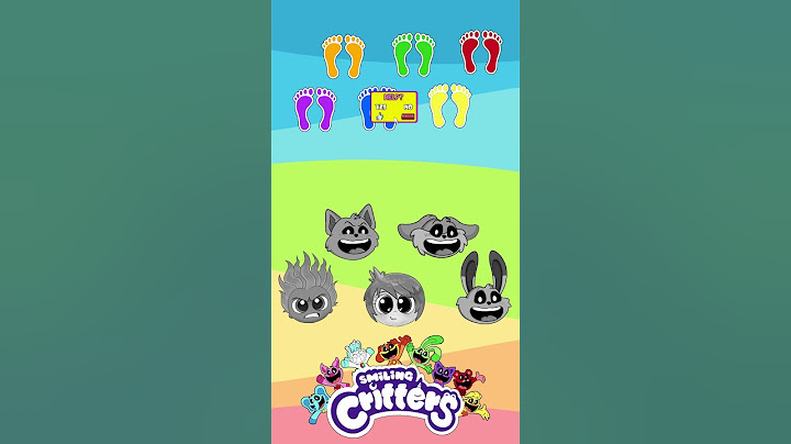 Please help me pass the Color Challenge level 666 - Smiling Critters animation #short