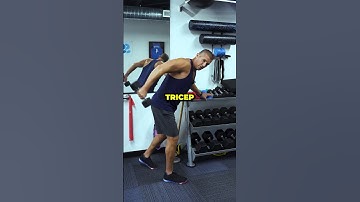 This is key to doing proper tricep kickbacks. #shorts