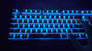 Tecware Phantom 87 with Glorious Aura Pudding Keycaps!