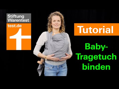 Tutorial Baby-Tragetuch binden: