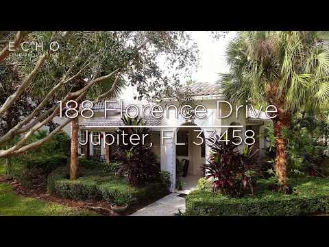188 Florence Drive, Jupiter, FL home video tour