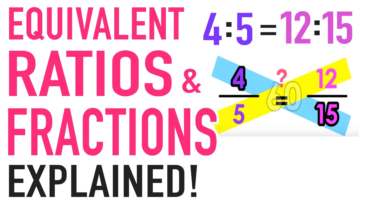 Equivalent Ratios and Equivalent Fractions Explained!
