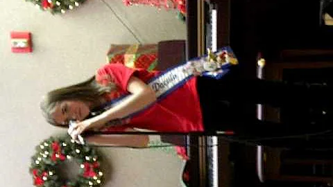 Danielle Denton Singing Santa Baby - The video is ...