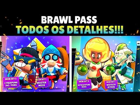 REVELEI TUDO! BRAWL PASS das TEMPORADAS 52 e 53 do BRAWL STARS! 😱🔥