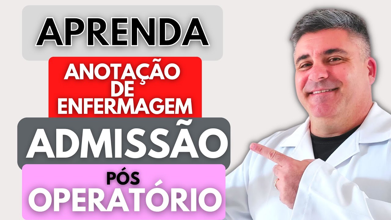 Exemplo De Anotação De Enfermagem Pós-Operatório