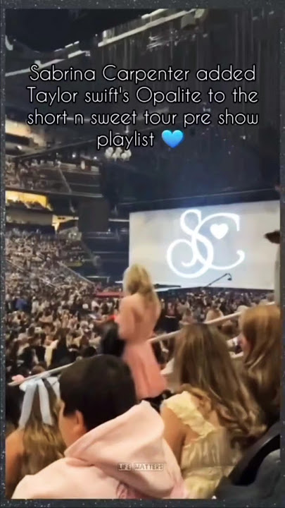 Here's How The Concept of Taylor Swift Making A SURPRISE Appearance ☺️#taylorswift #sabrinacarpenter