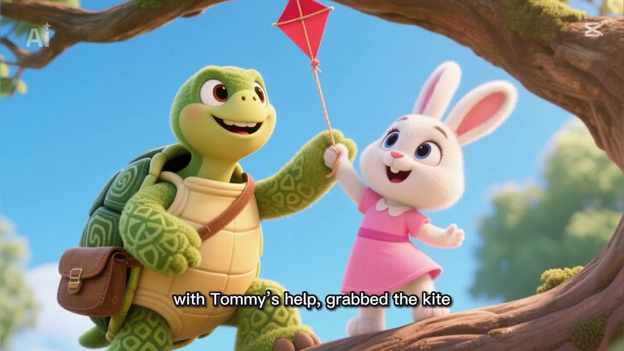 Lila and the Lost Kite 🐰 | Short Kids Story for YouTube