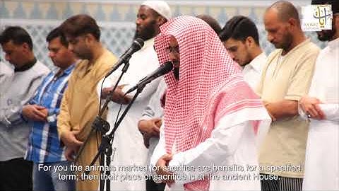 آيات الحج يتلوها الشيخ ناصر القطامي من عشائية ٩ / ١٢ / ١٤٣٨هـ