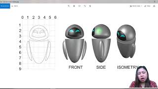 3D modelling Eve from WALL-E in AutoCAD