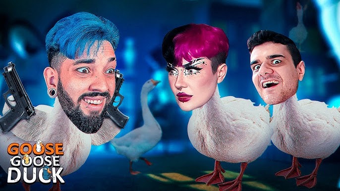 OS MAIORES IDIOTAS ESTÃO DE VOLTA! 😱  Goose Goose Duck c/ Cauezão,  Guinas, Souzones, Coelho e + 