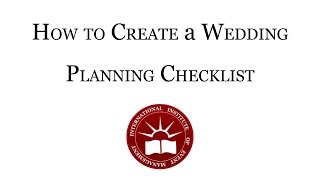 Creating a Wedding Planning Checklist screenshot 5