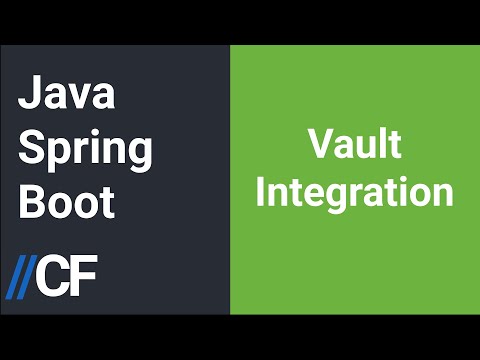 Java Spring Boot - Vault Integration Configuration - Reading Secrets from Secret Storage