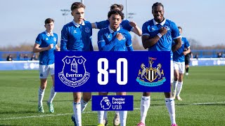 Young Blues score EIGHT past Newcastle! 🔥 | U18 Premier League highlights: Everton 8-0 Newcastle