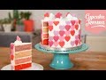 Valentine's Day OMBRÉ Heart Cake | Cupcake Jemma