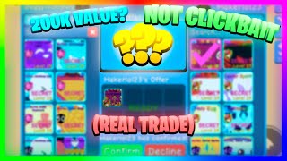 Trading for 🤖MYTHIC EASTER ROBOT🤖 (BIGGEST TRADE IN BGS HISTORY) | bubble gum simulator