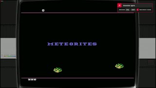 Meteorites [Atari 5200] The Ultimate Asteroids Clone That Defied Atari!  Classic Space Shooter 1983 screenshot 5