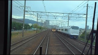 前方展望 2019.05.18 JR西日本 京都線 摂津富田駅～高槻駅間 207系T21編成+S59編成7両編成 1194C普通高槻行き