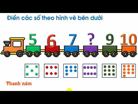 Video Bé tập điền số thích hợp vào chỗ trống | Tập đêm số |... - youtube