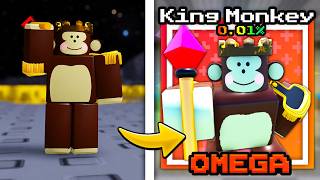 The 0.01% KING MONKEY is very UNIQUE in Noob Tower Defense.. screenshot 2
