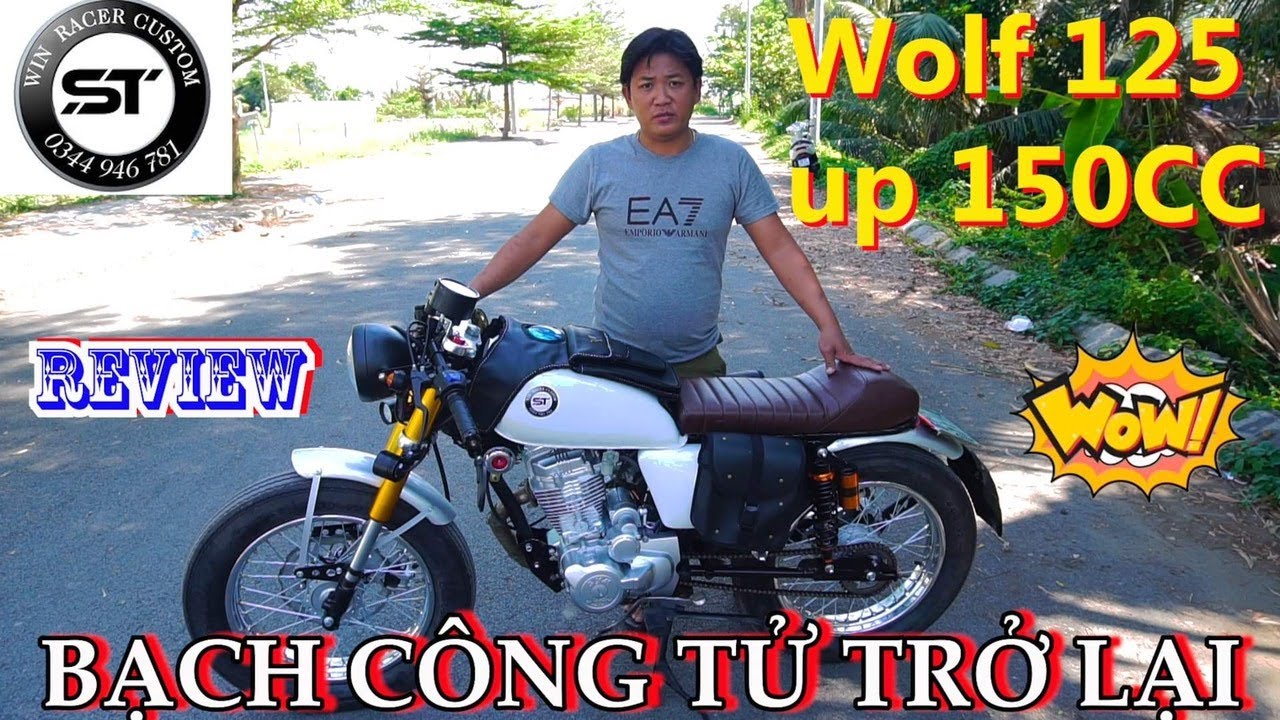 chủ xưởng review siêu phẩm wolf độ cafe racer cực chất